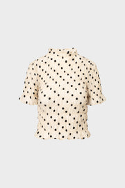 Myra Smocked Top Prikker