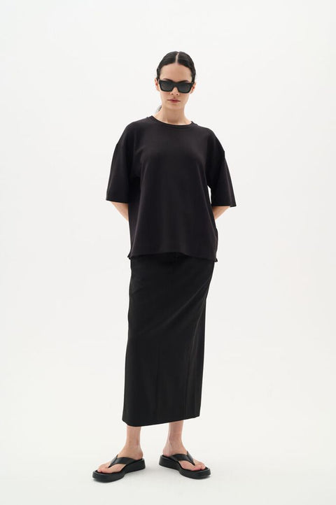 Pannie Oversized T shirt Sort