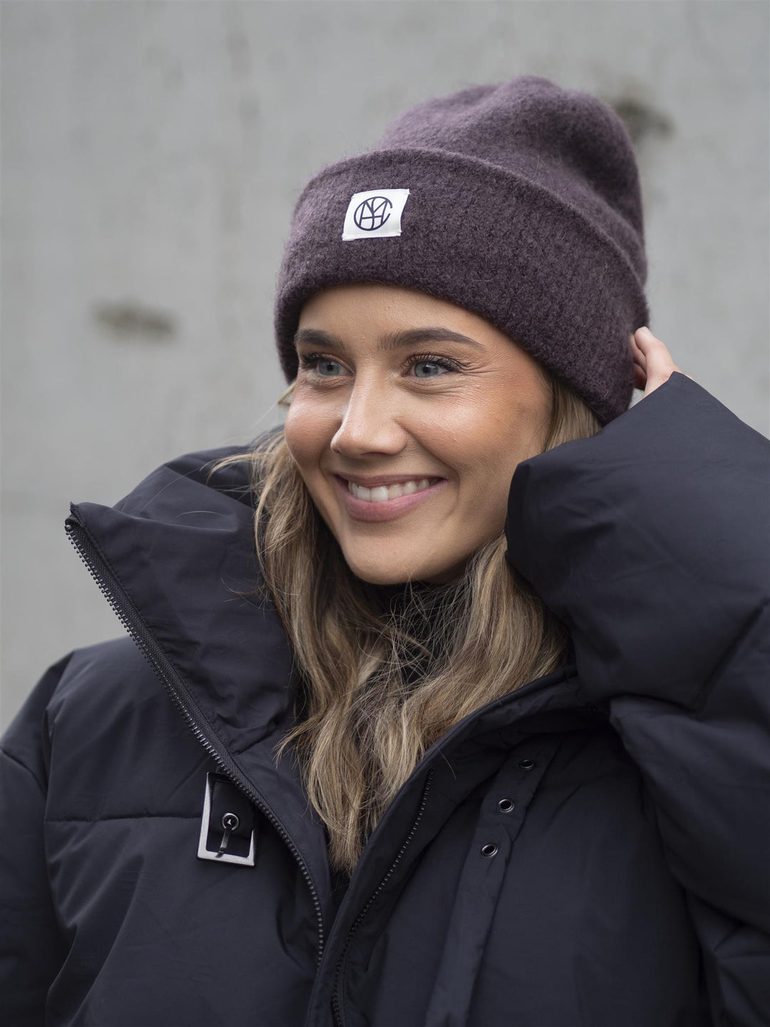 Hope Icon Beanie Burgunder
