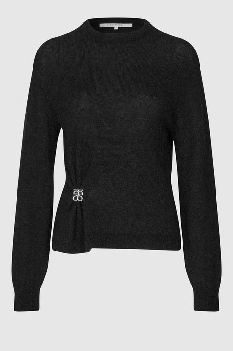 Solvej Knit O-neck Sort