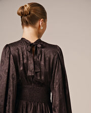 Jacquard mini dress Sort