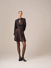 Jacquard mini dress Sort