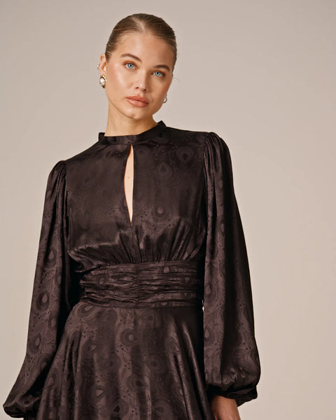 Jacquard mini dress Sort