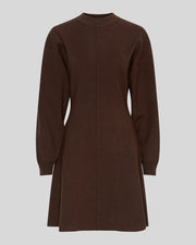 Alfreda East Dress Mørkebrun