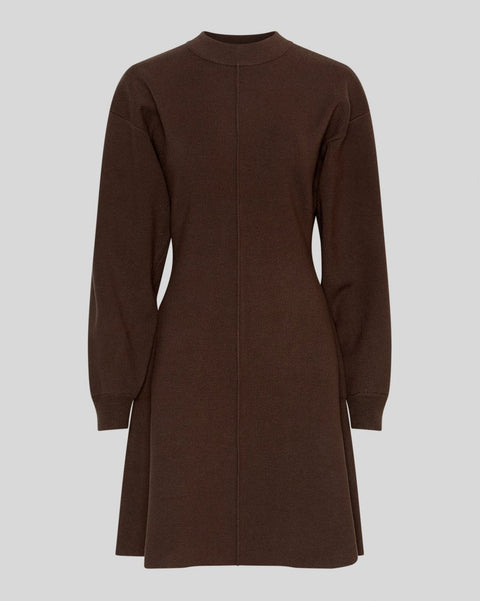 Alfreda East Dress Mørkebrun