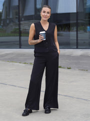 Nichelle Waistcoat Sort
