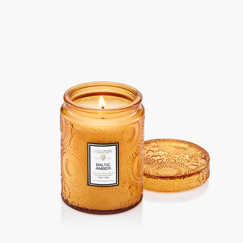 Small Jar Candle Spiced Pumpkin Latte Orange