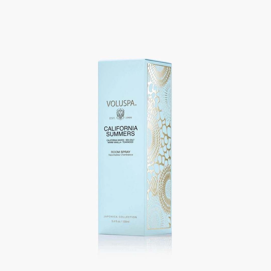 California Summers Room Spray Lyseblå