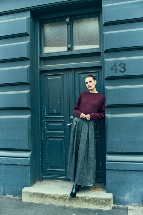 Shimmi skirt Sort