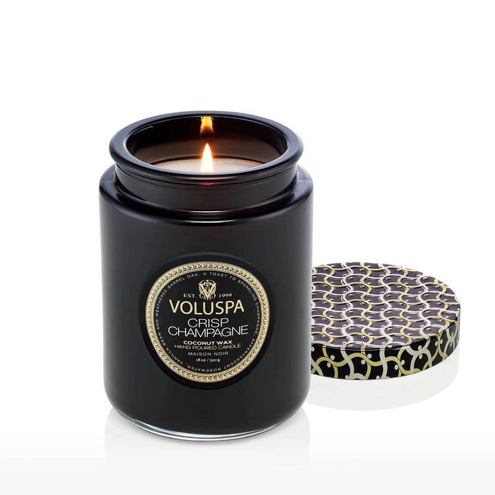 Large Jar Candle Crisp Champange Sort