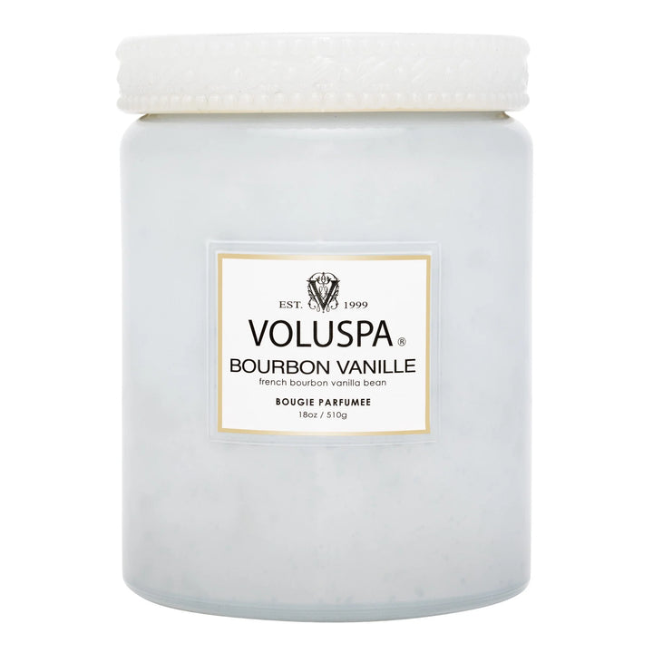 Large Jar Bourbon Vanille Hvit