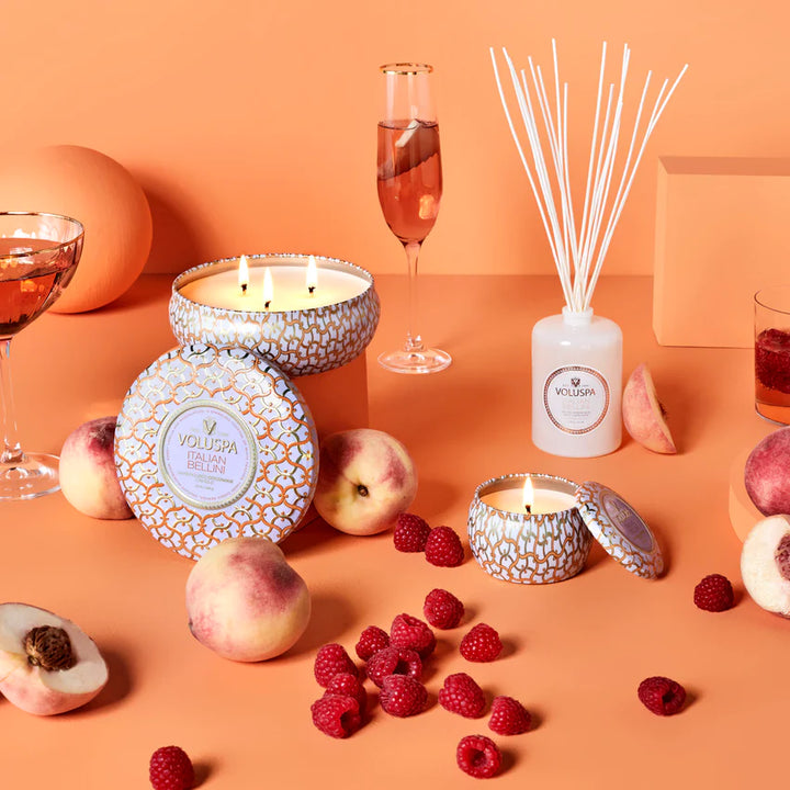 Italian Bellini Reed Diffuser Hvit