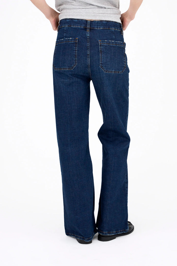 Abigail 70`s Jeans Blå