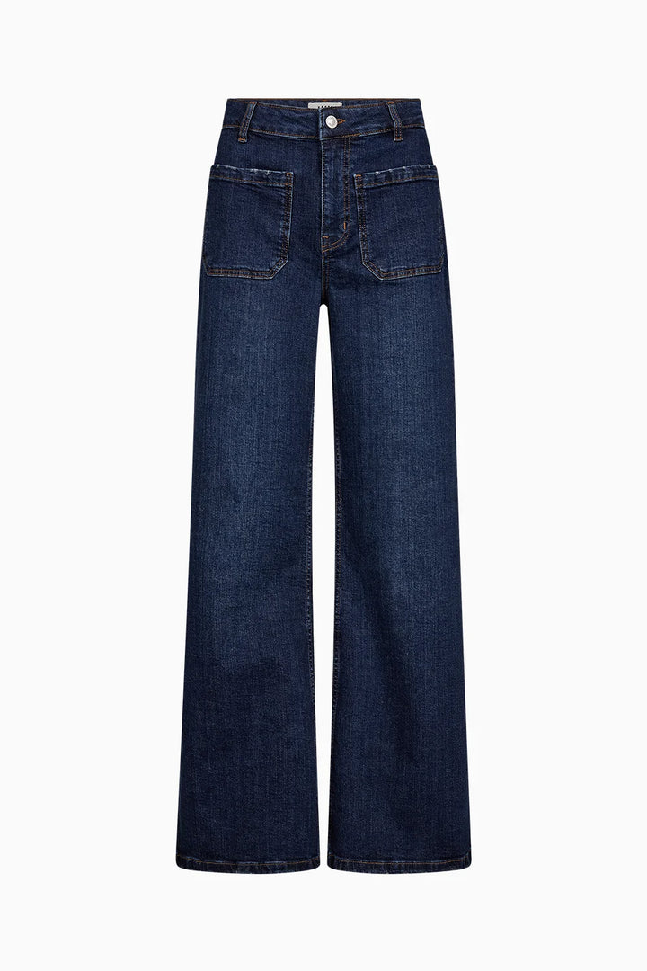 Abigail 70`s Jeans Blå