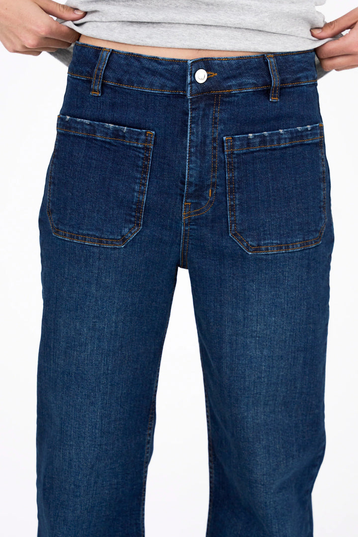 Abigail 70`s Jeans Blå
