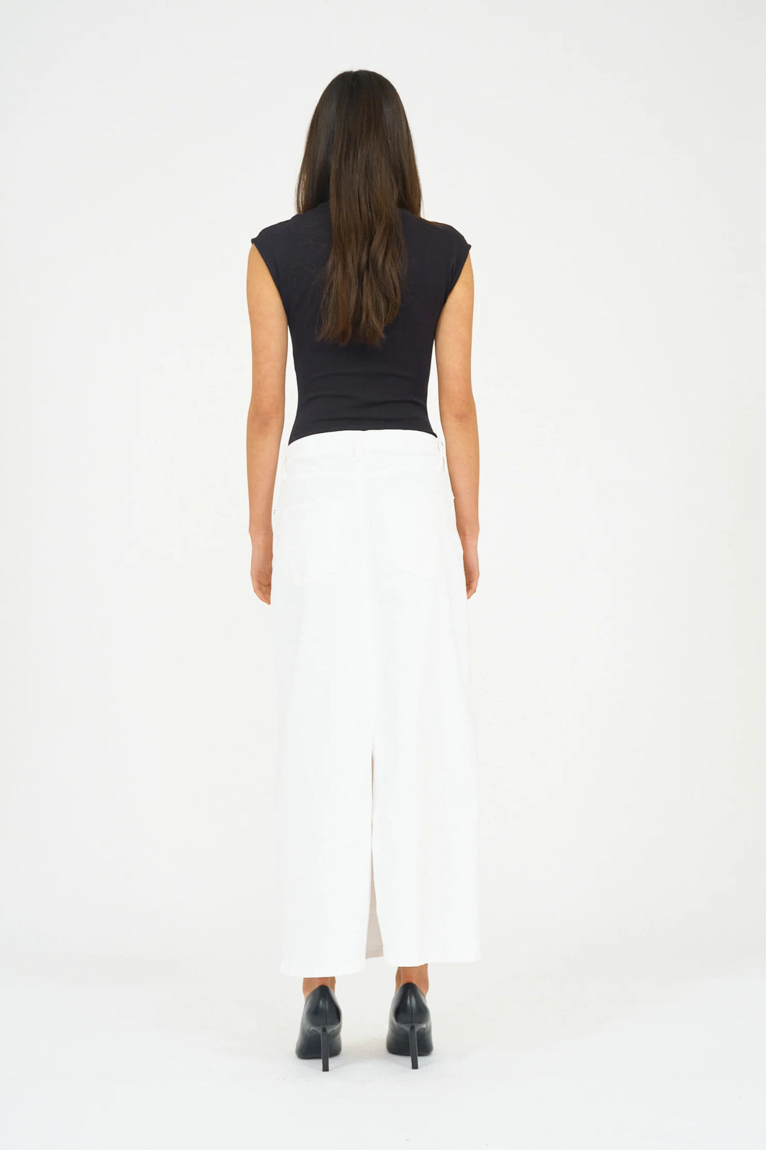 Zoe maxi skirt Hvit
