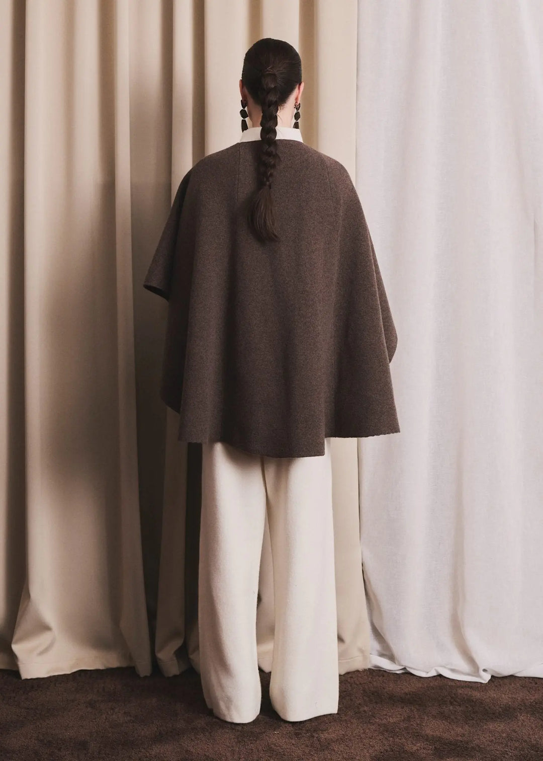 Vail Merino Shawl Taupe