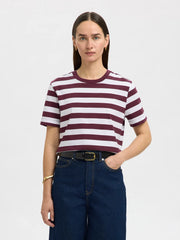 Essential SS Boxy Tee Striper