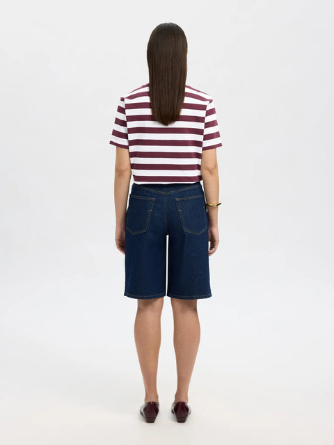 Essential SS Boxy Tee Striper