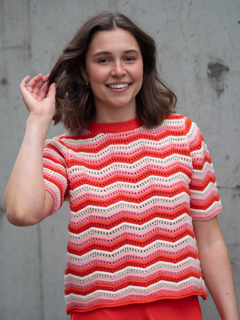 Trio Knit top Striper