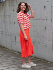 Pella midi skirt Oransje