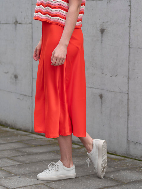 Pella midi skirt Oransje