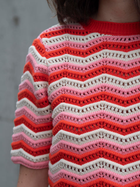 Trio Knit top Striper