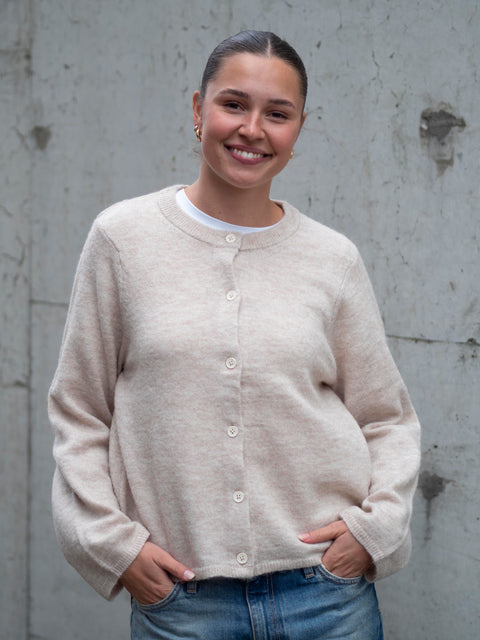 Lulu New Cardigan Beige
