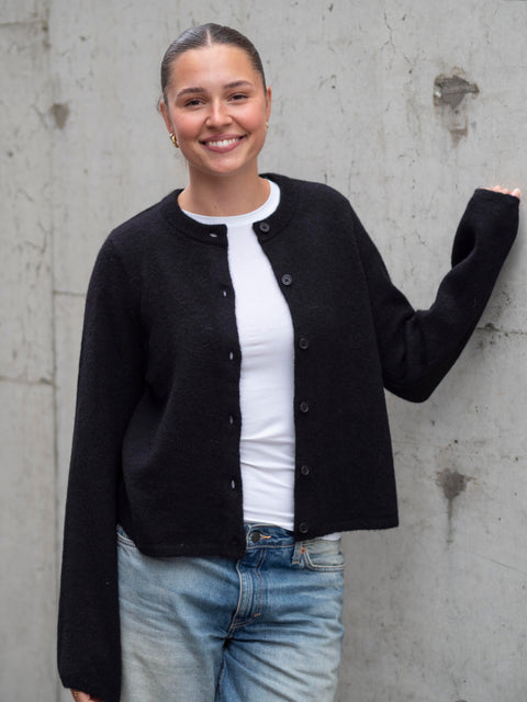 Lulu New Cardigan Sort