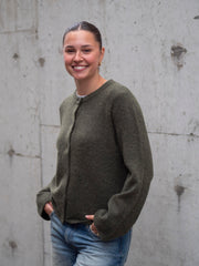 Lulu New Cardigan Grønn