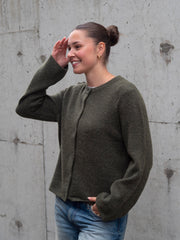 Lulu New Cardigan Grønn