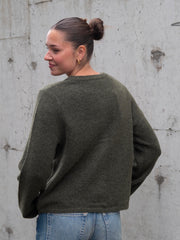 Lulu New Cardigan Grønn