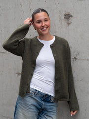 Lulu New Cardigan Grønn