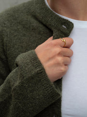 Lulu New Cardigan Grønn