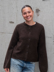Lulu New Cardigan Brun