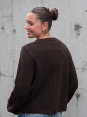 Lulu New Cardigan Brun