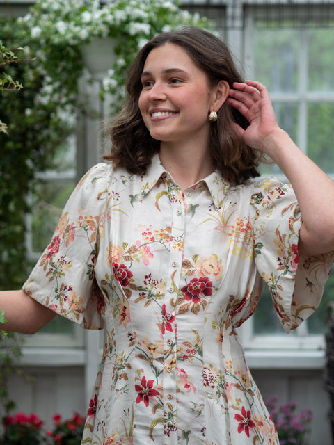 Viscose Fitted Dress