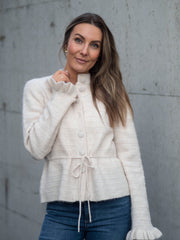 Thellis Ls Knit Beige