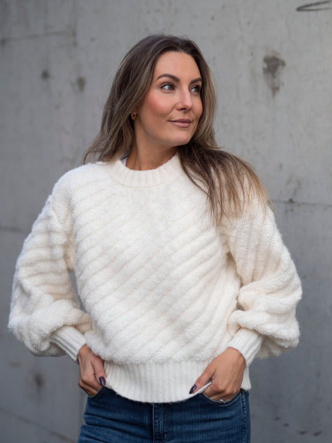 Jaycie Pullover Offwhite