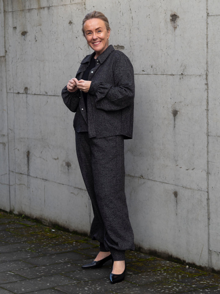 Ewanna Pant Sort/Hvit