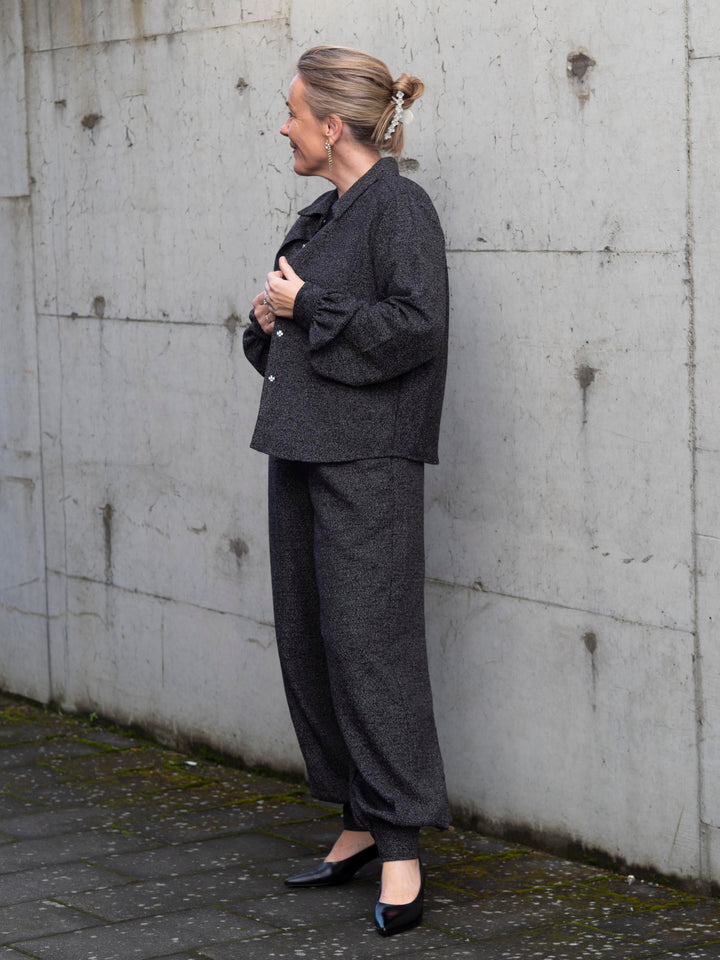 Ewanna Pant Sort/Hvit