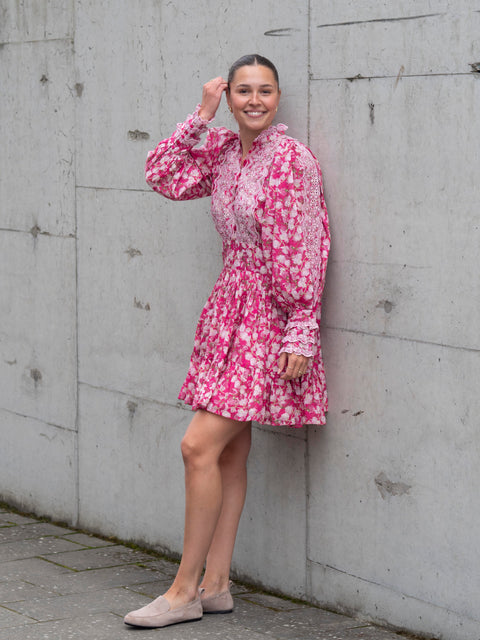 Cotton Slub Mini Dress