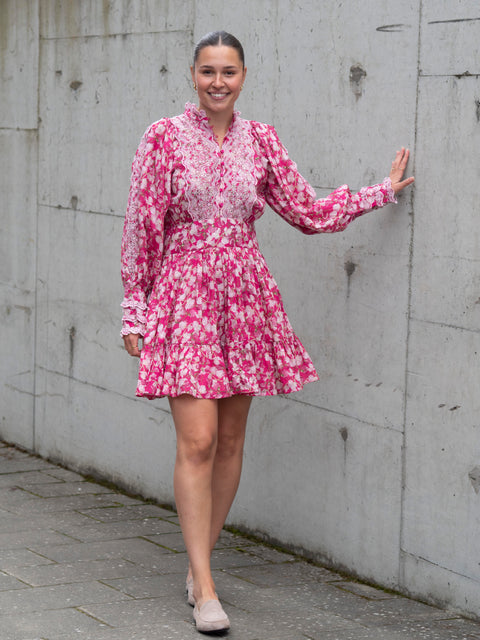 Cotton Slub Mini Dress