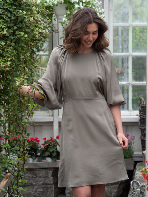 Flaurina open back dress Grønn