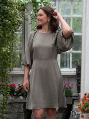 Flaurina open back dress Grønn