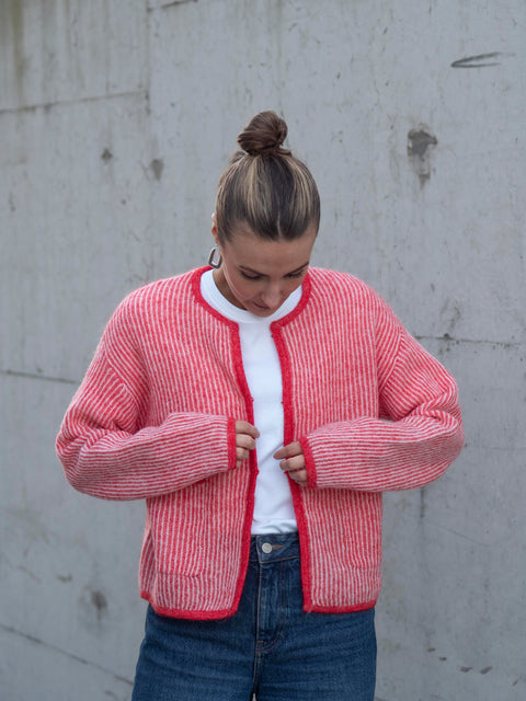 Nenaya Cardigan Coral