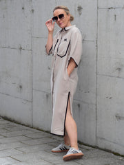 Si-shirtdress Beige