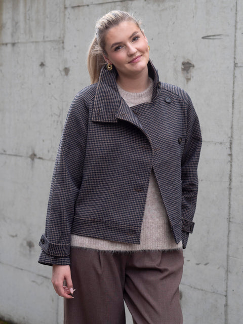 Pamela Jacket Brun Melert