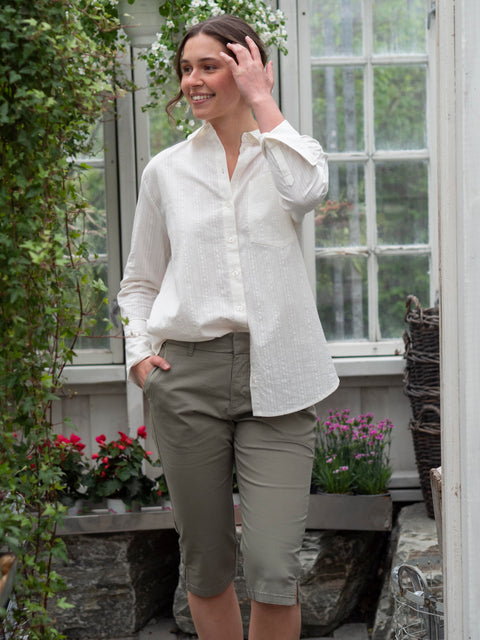 Bibi Crepe shirt Hvit