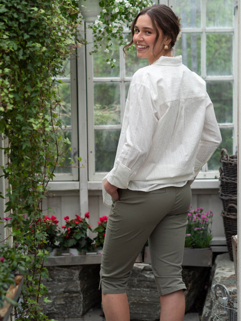 Bibi Crepe shirt Hvit
